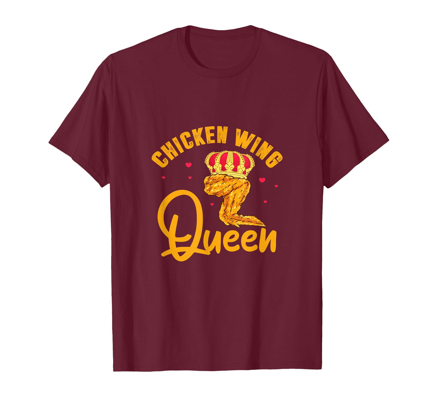 Chicken Wing Queen Black T-Shirt - Women's Small