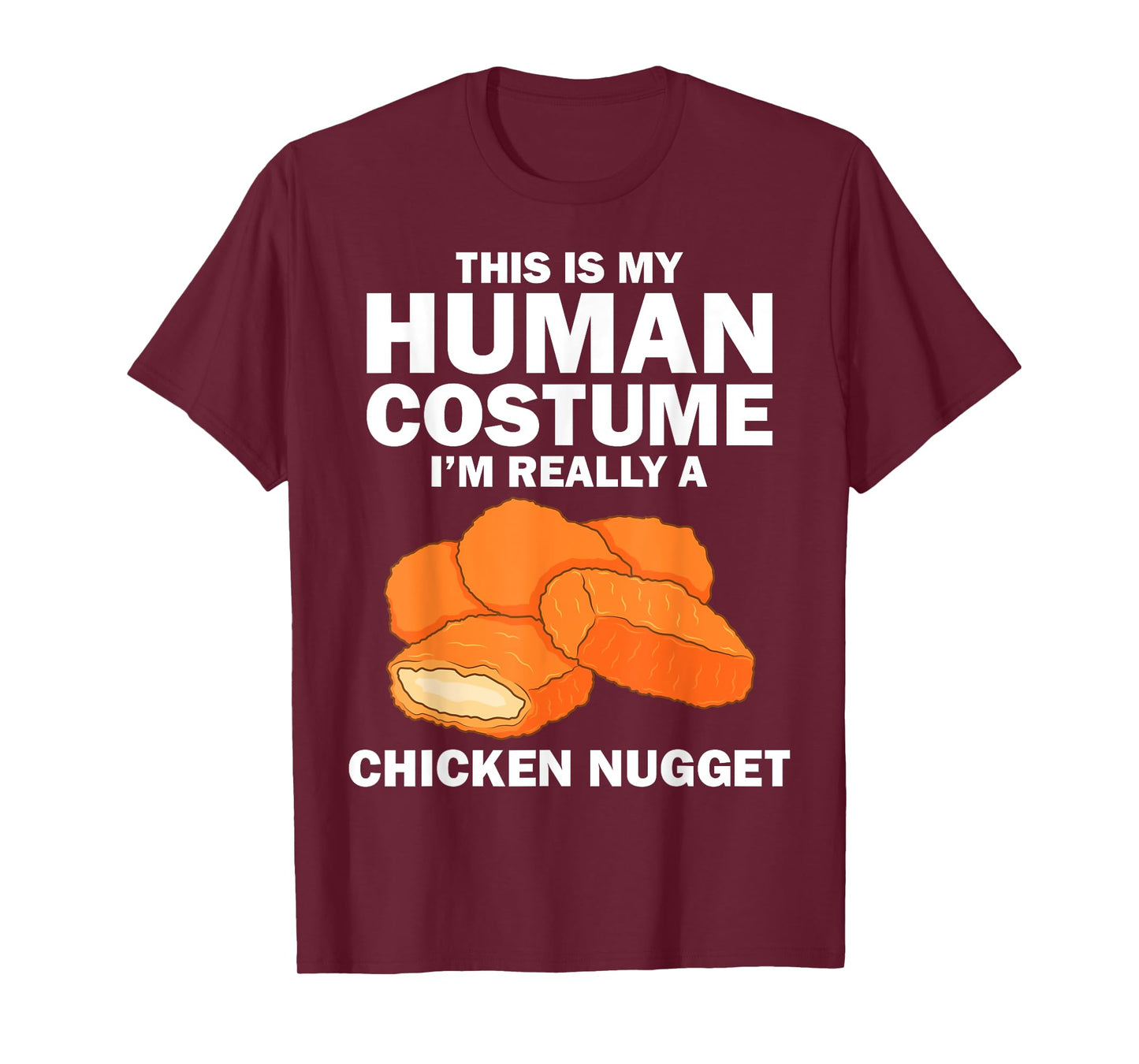 Funny Chicken Nugget Costume For Kids Fashion Nugget Foodie T-Shirt