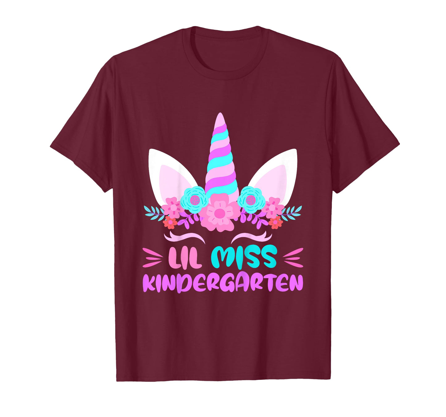 Lil Miss Kindergarten Girls First Day Of Kindergarten T-Shirt