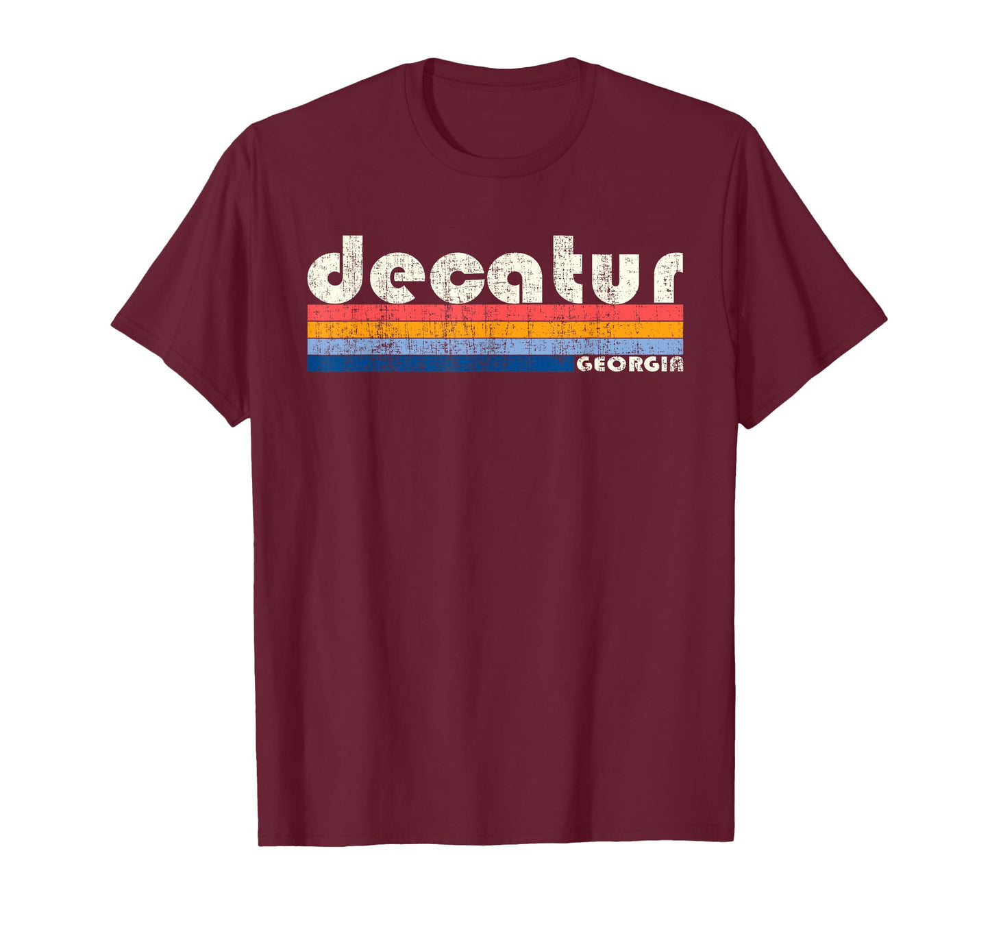 Vintage 70s 80s Style Decatur GA T-Shirt T-Shirt