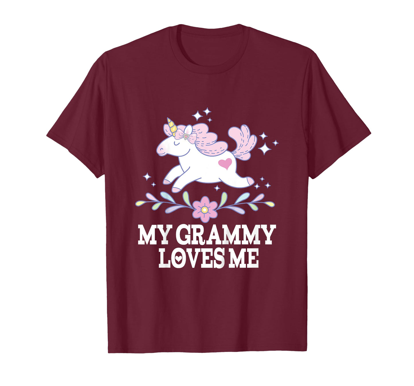 My Grammy Loves Me Granddaughter Unicorn for Girl T-Shirt