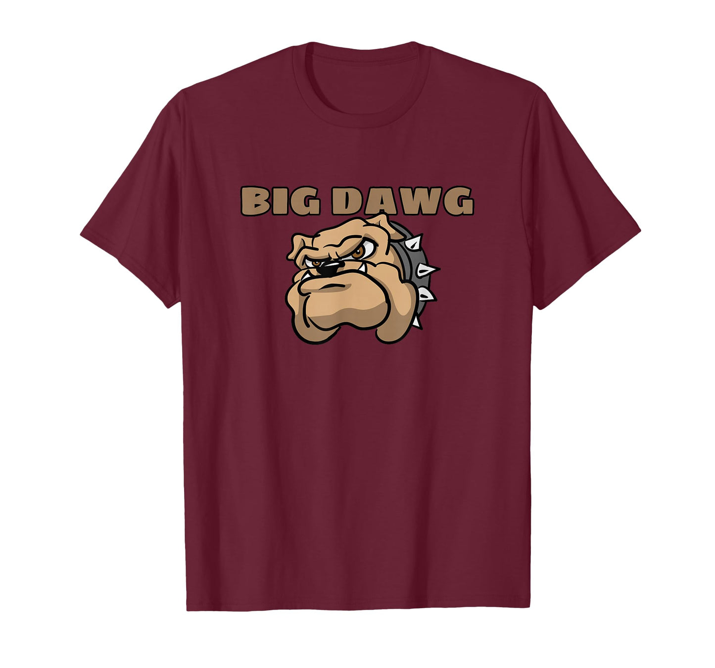 Mens BIG DAWG T Shirt, featuring cartoon Bulldog T-Shirt