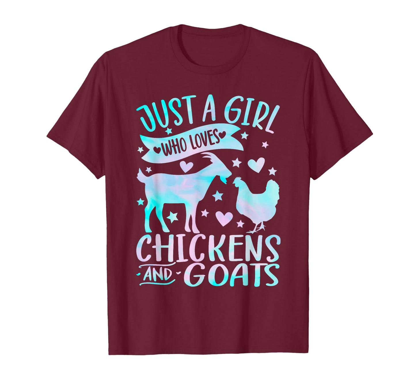 Just A Girl Who Loves Chickens And Goats T-Shirt