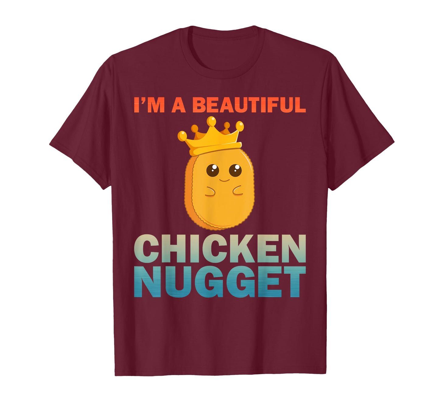 Cute Chicken Nugget Art For Women Girls Chicken Nugget Lover T-Shirt