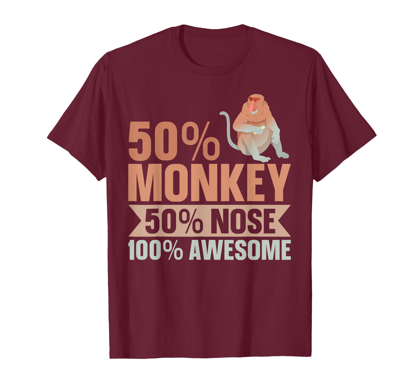 Long Nosed Monkey Design for a Proboscis Monkey Expert T-Shirt