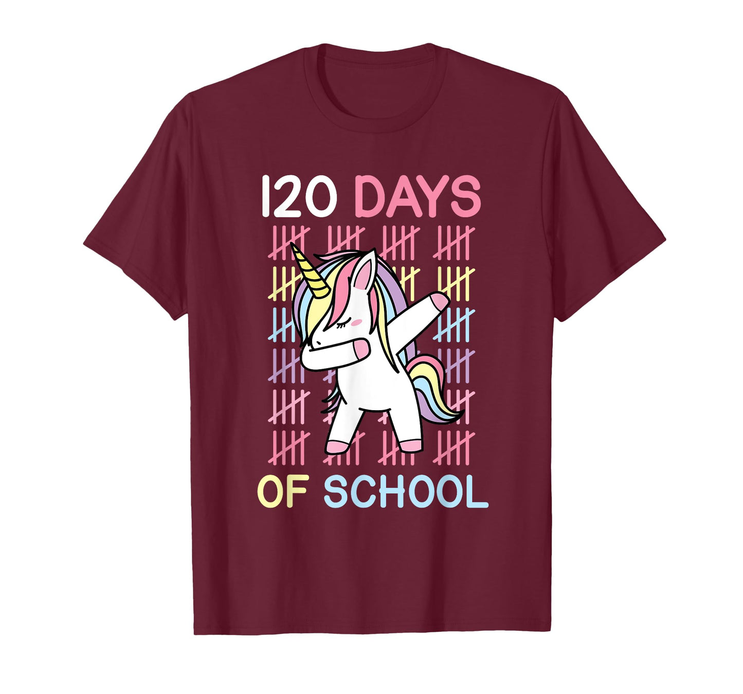 1st Grade 120 Days of School Unicorn Shirt Teacher Kids T-Shirt