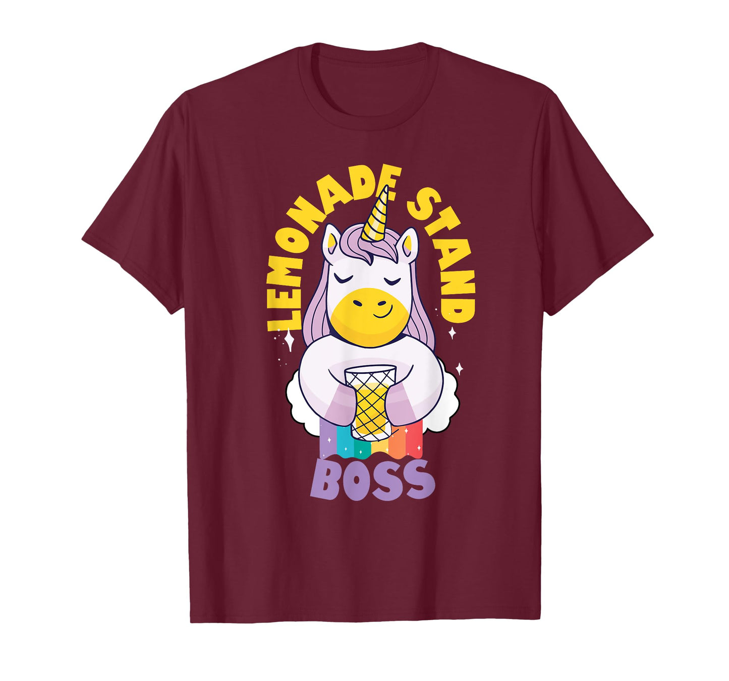 Lemonade Stand Boss Entrepreneur Kids - Unicorn T-Shirt