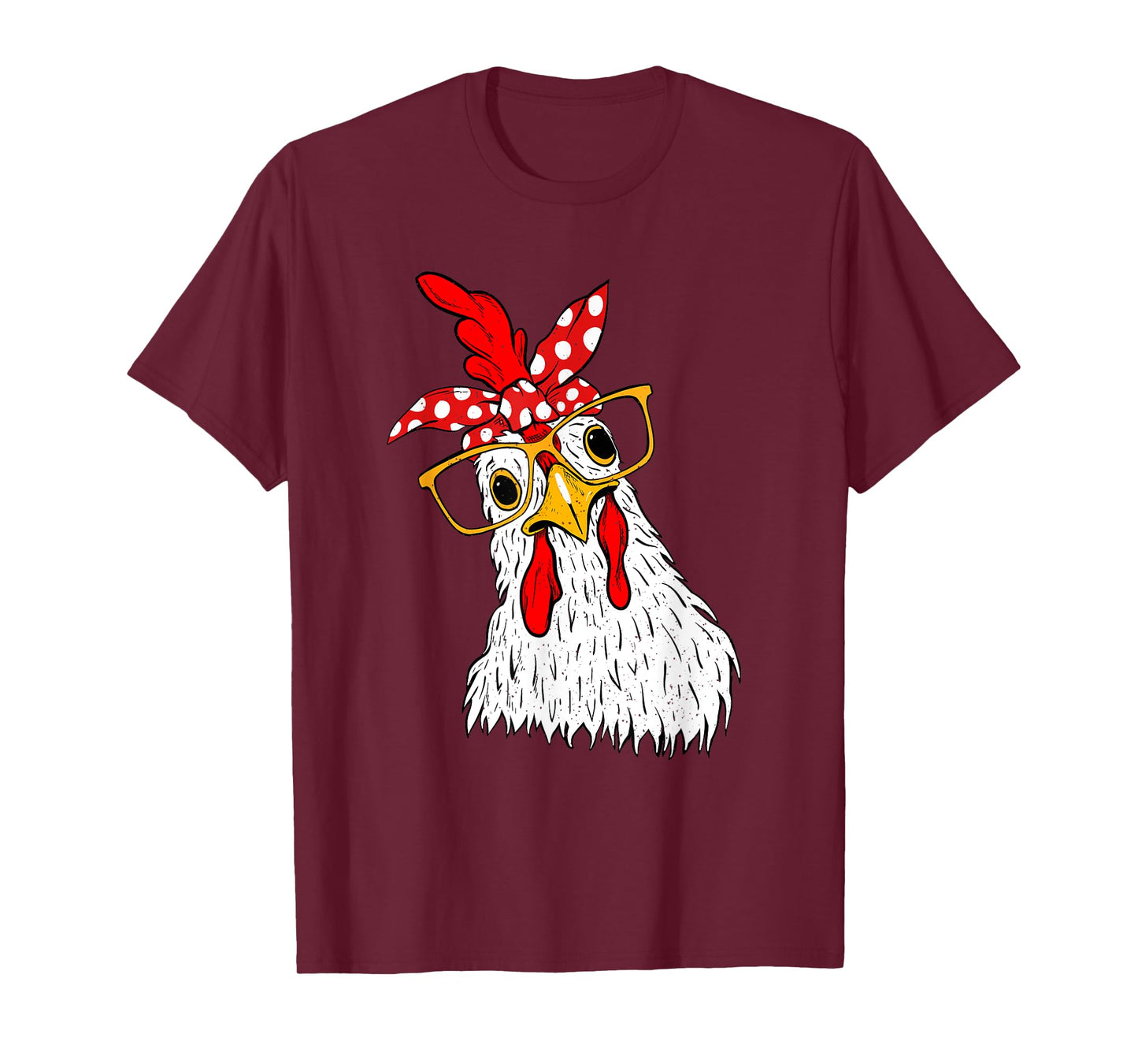 Chicken Bandana Girl - Poultry Owner Rancher Farmer Backyard T-Shirt