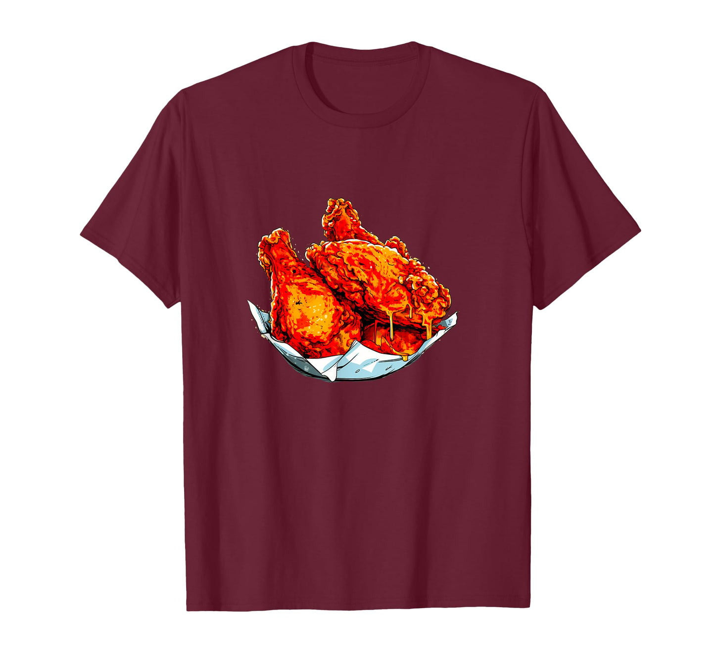 Fried Chicken Funny Men Women Chicken Wings Fast food Lover T-Shirt