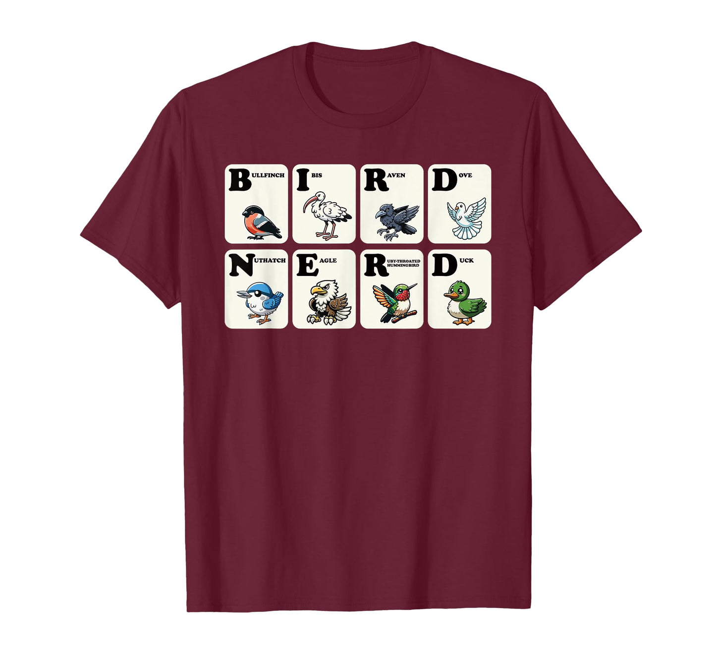Bird Nerd Funny Bird Lover Bird Watching Birding T-Shirt