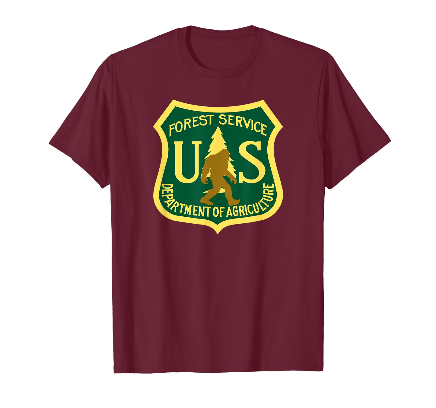 Bigfoot, Sasquatch, Yeti, USFS, Funny, T-Shirt