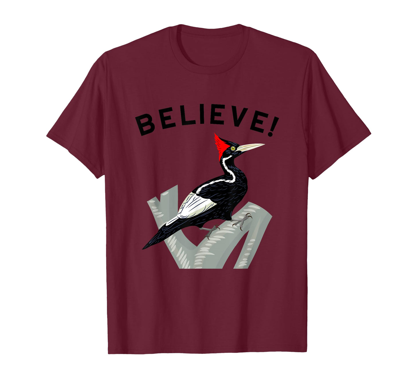 Birdwatching Gifts for Birders Endangered Ivory-Billed Woodpecker T-Shirt