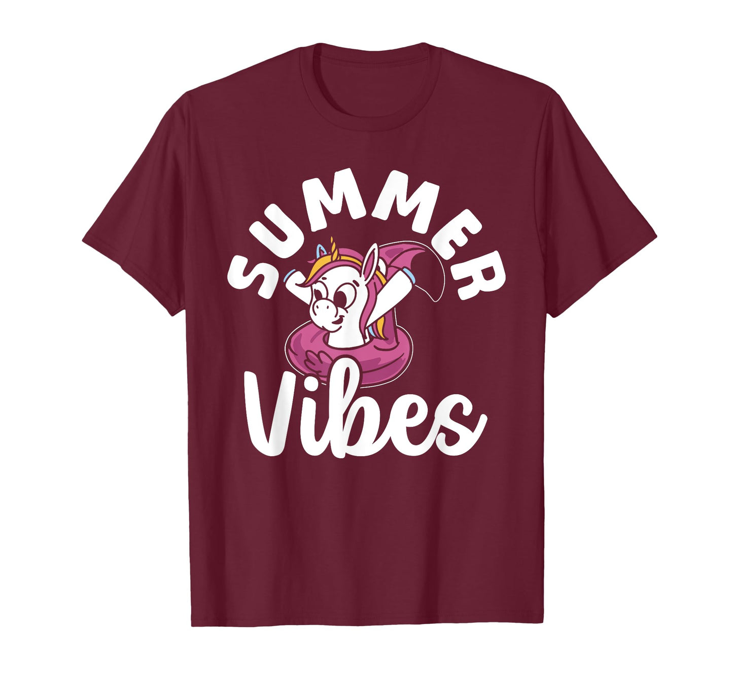 Pool Girl Unicorn Kids Summer Vibes Women Swimming Pool T-Shirt