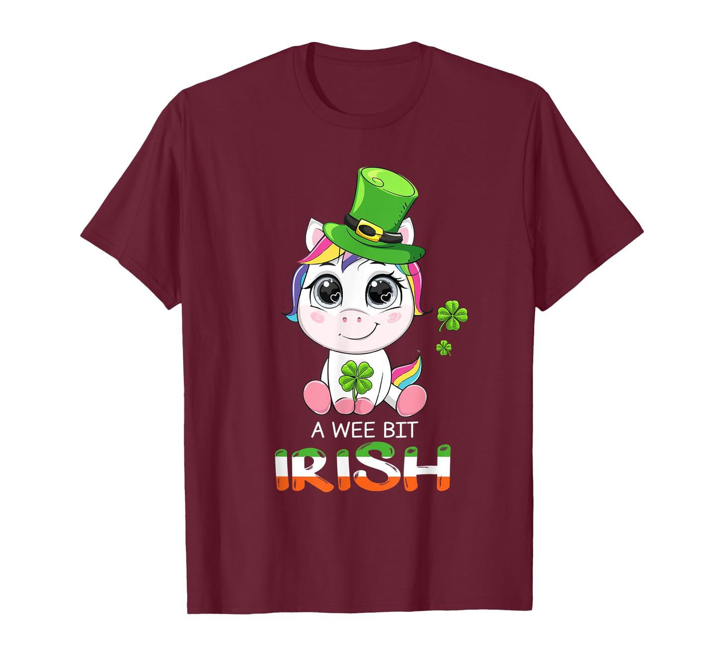 Unicorn A Wee Bit Irish Green For Patrick’s Day Lover T-Shirt