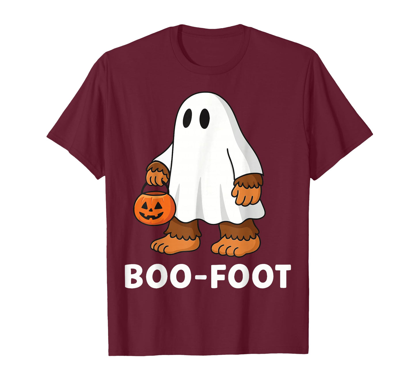 Boo-Foot Spooky Bigfoot Halloween T-Shirt