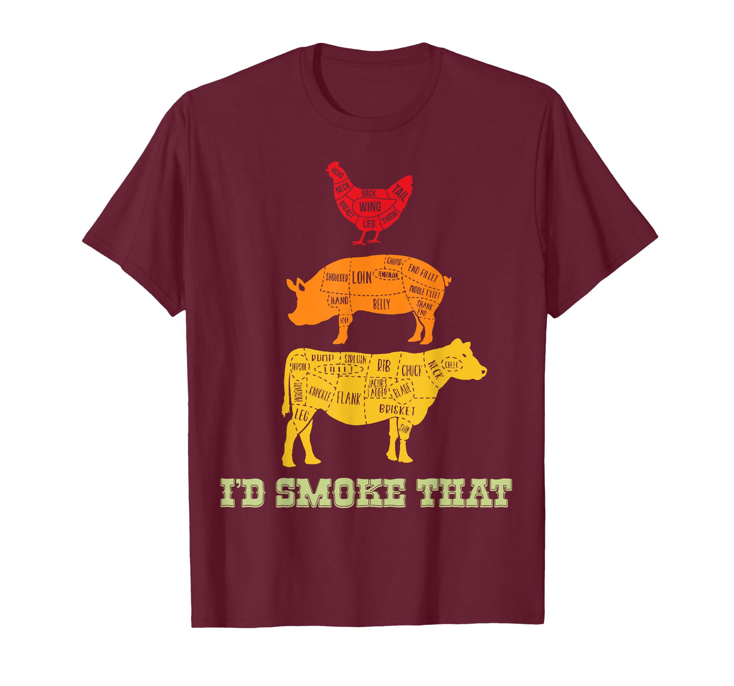 Id Smoke That - Barbecue - BBQ T-Shirt