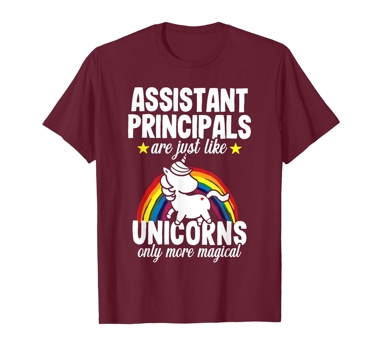 Assistant Principal Funny Unicorn Teacher Appreciation T-Shirt for Men Women