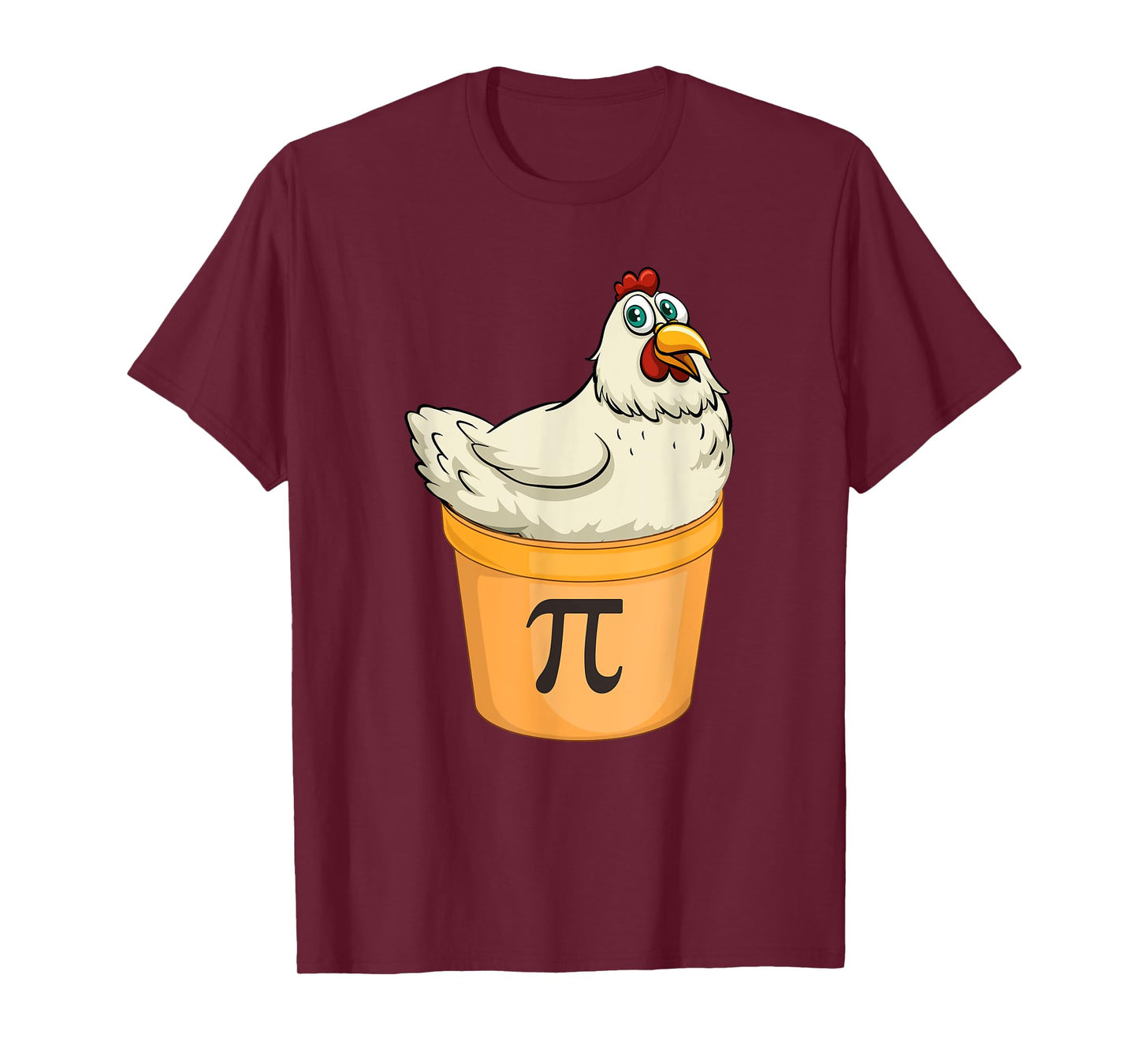 Chicken Pot Pie Funny Math pun Chicken Pot Pi T-Shirt
