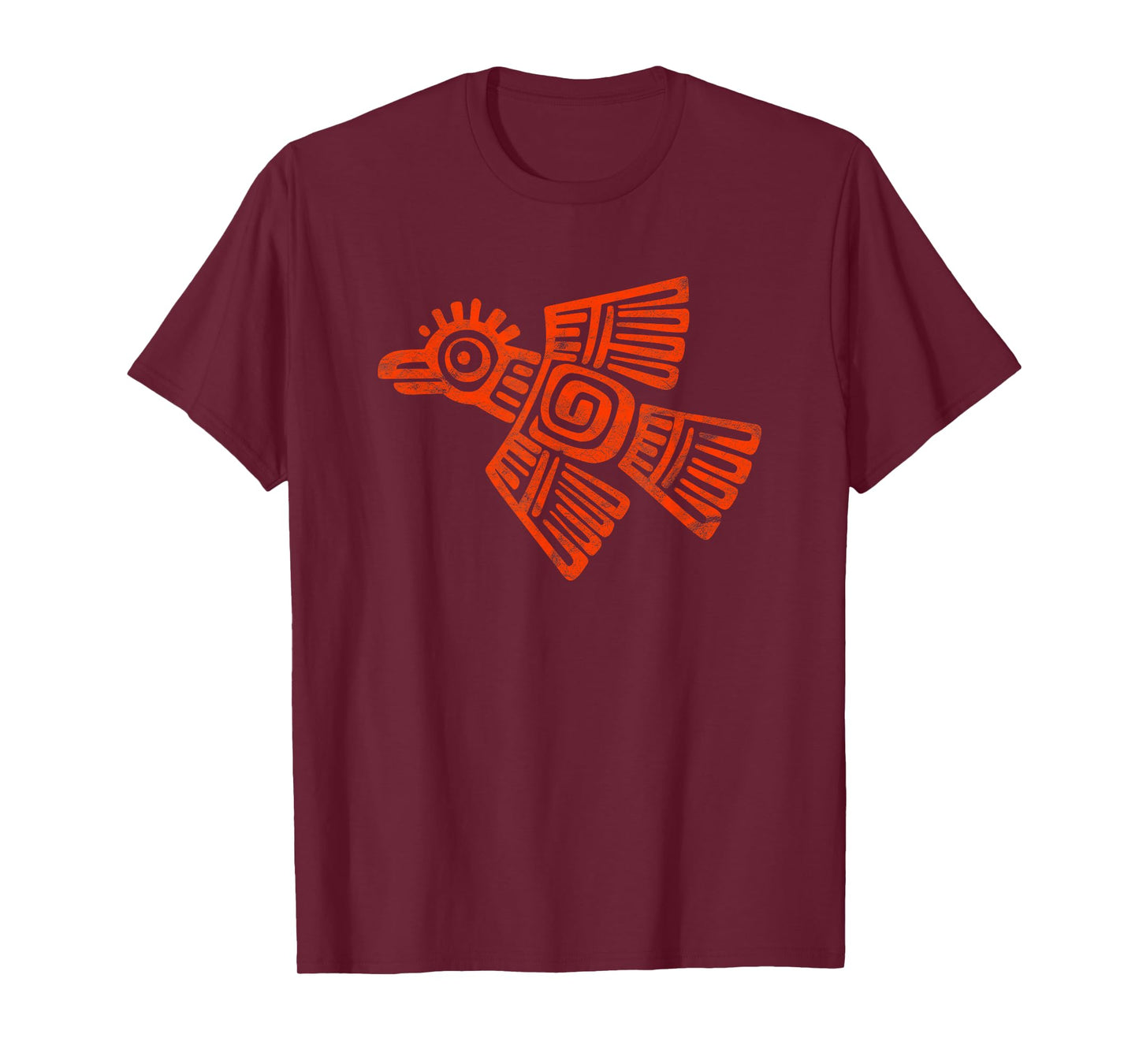 Aztec Symbol bird Tribal Quetzal Mexicolore mayan native T-Shirt