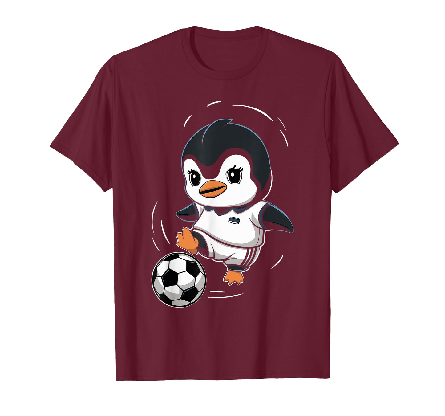Cute Penguin Soccer Penguin Playing Football Sport Penguin T-Shirt