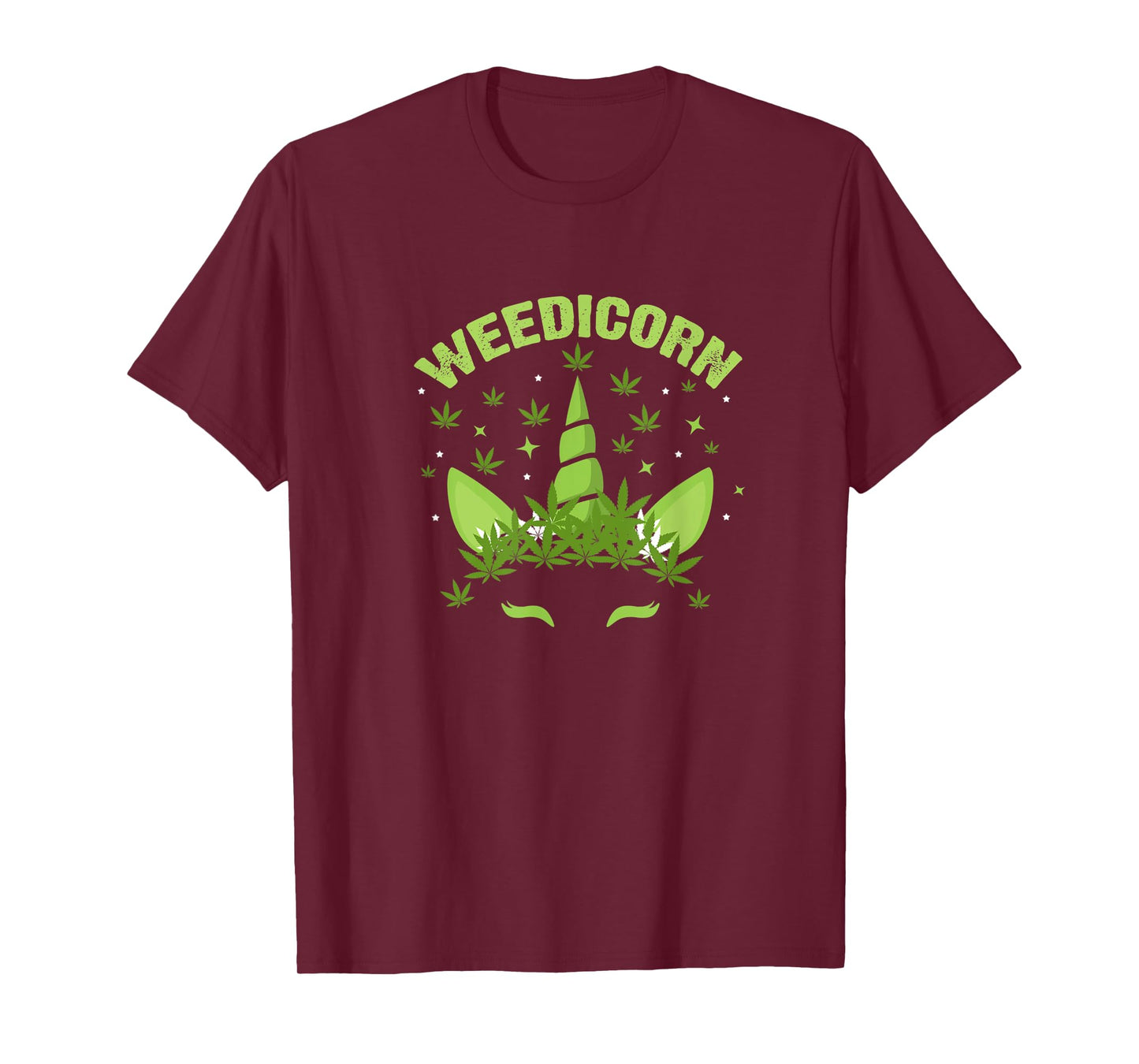 Weedicorn Weed Unicorn Marijuana Cannabis Funny Stoner 420 T-Shirt