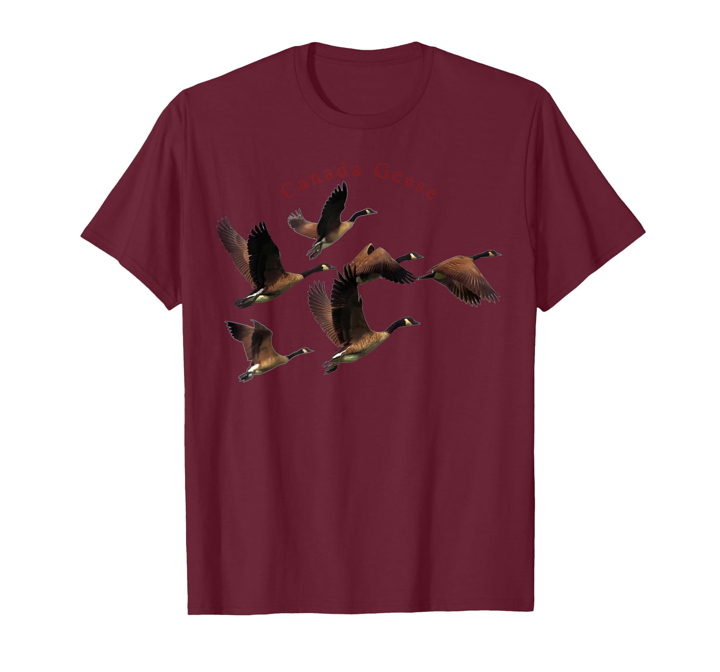 Canada Geese T-shirt Migrating Birds Flying T-Shirt