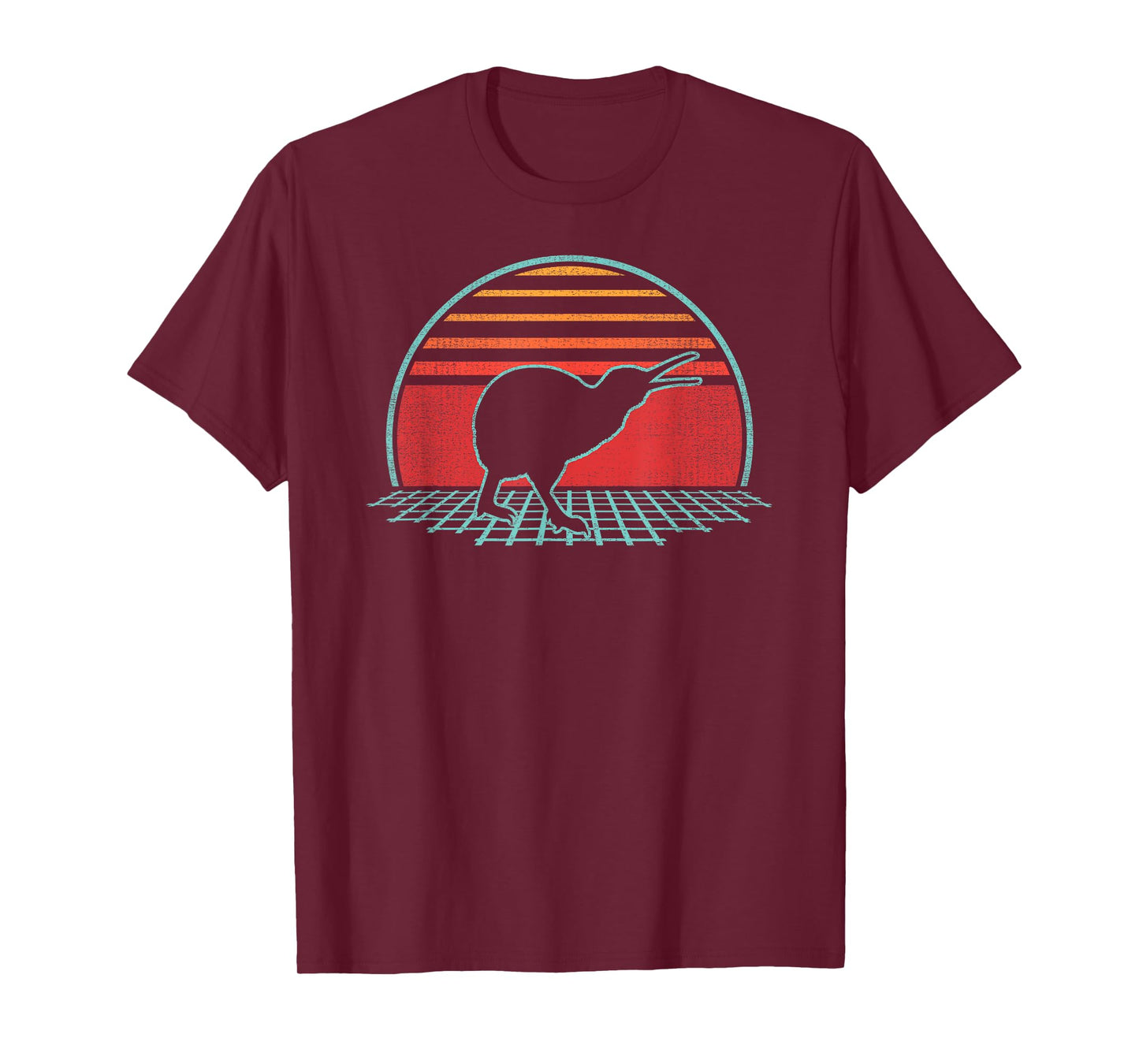 Kiwi Bird Lover Animal Retro Vintage 80s Style T-Shirt