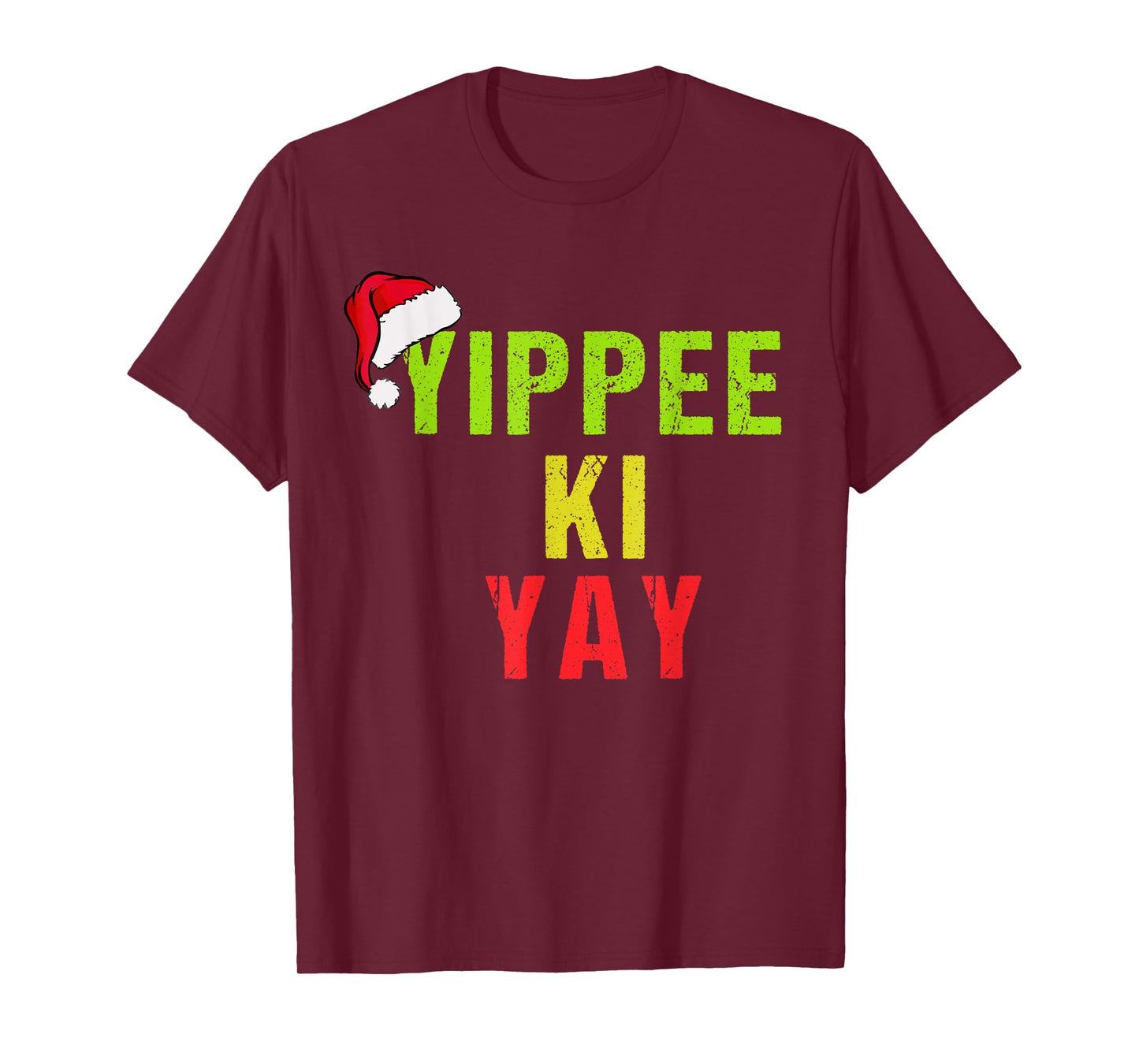 Funny Christmas Sweater Yippee-Ki-Yay Funny Christmas Xmas T-Shirt