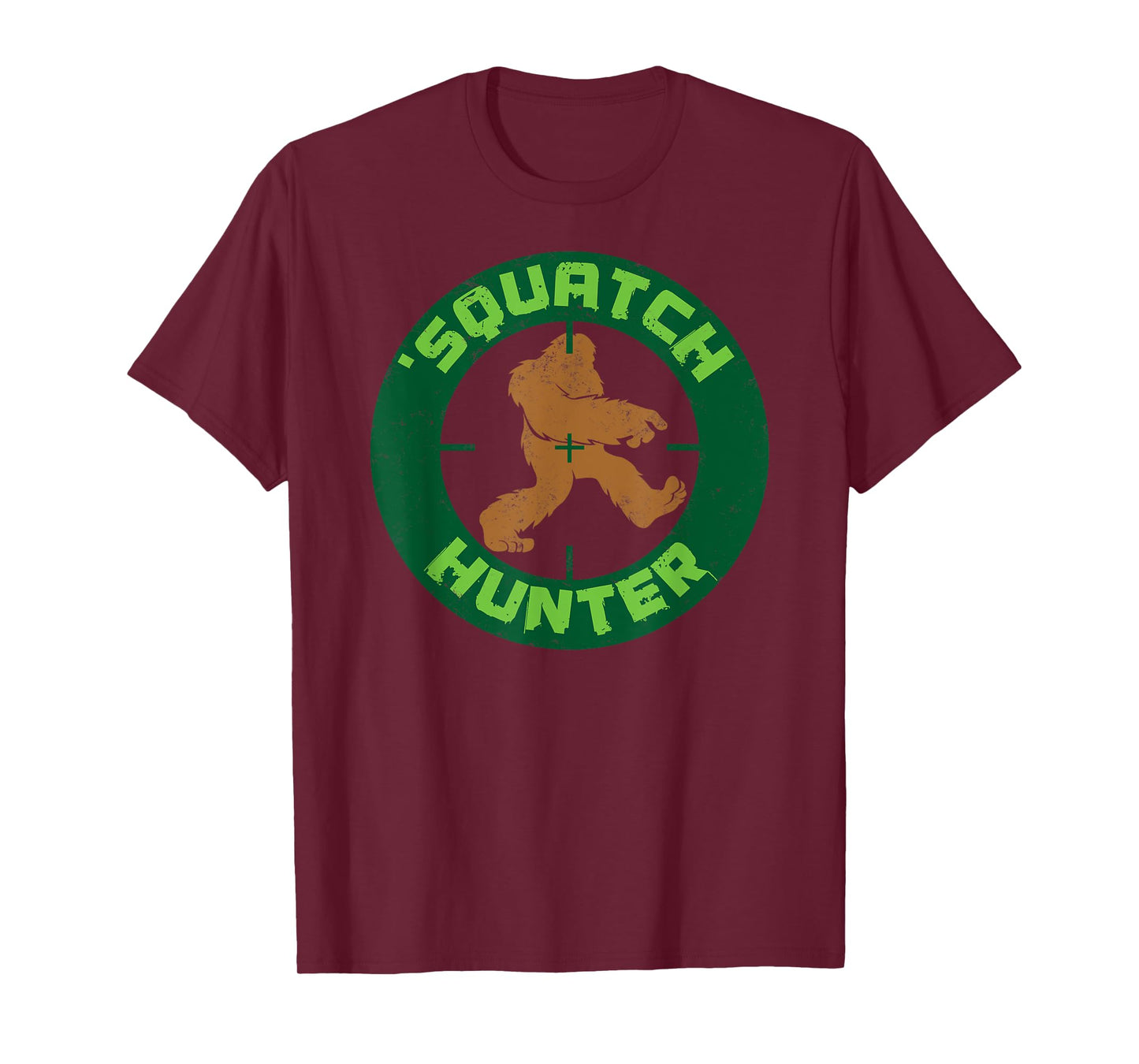 Squatch Hunter T-shirt, Funny Sasquach Bigfoot Hunting Tee T-Shirt