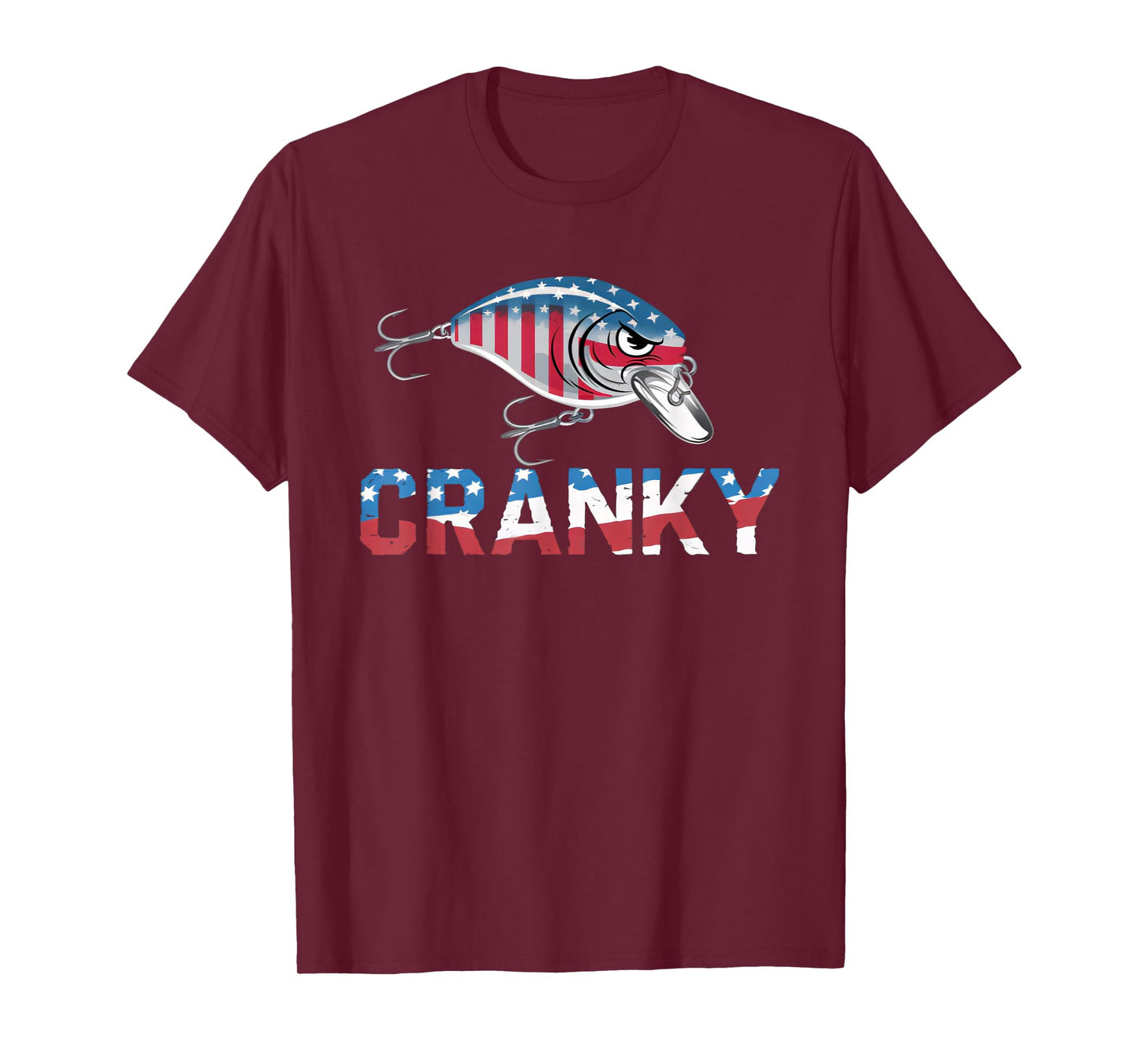 cranky usa crankbait fishing fathers day T-Shirt