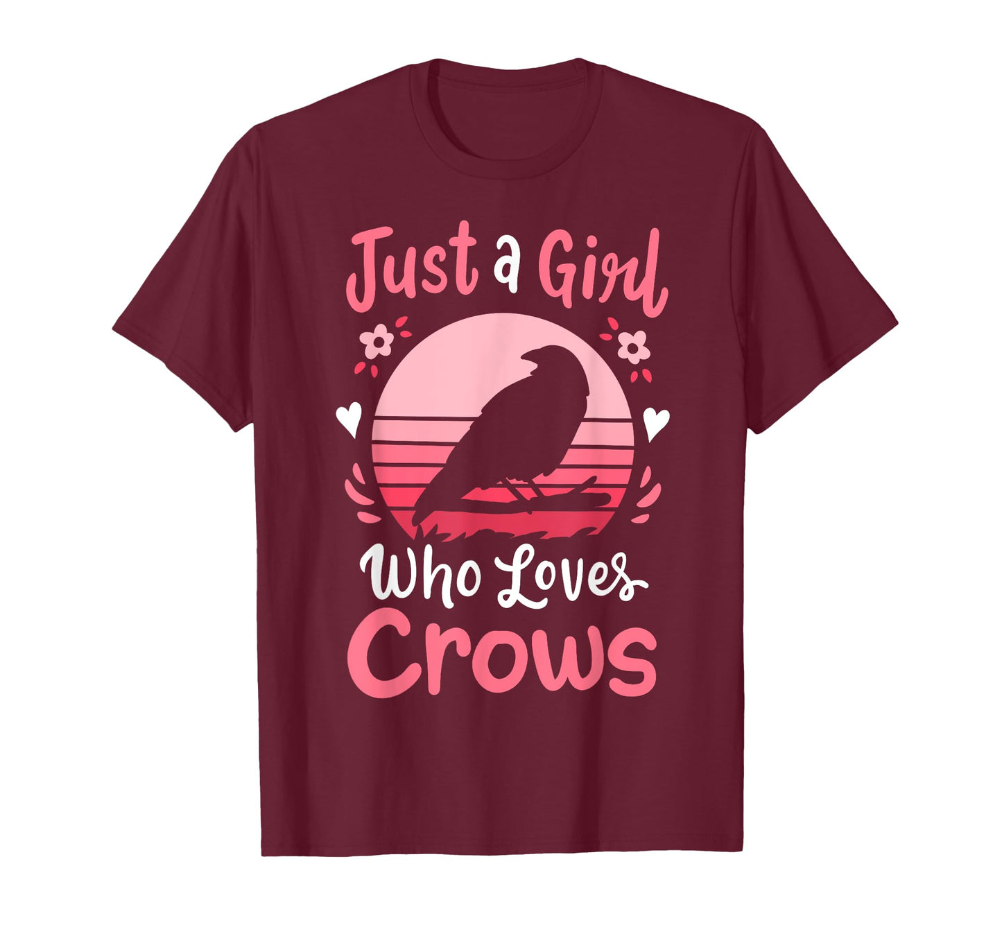 Crow Just a Girl Who Loves Crows T-Shirt