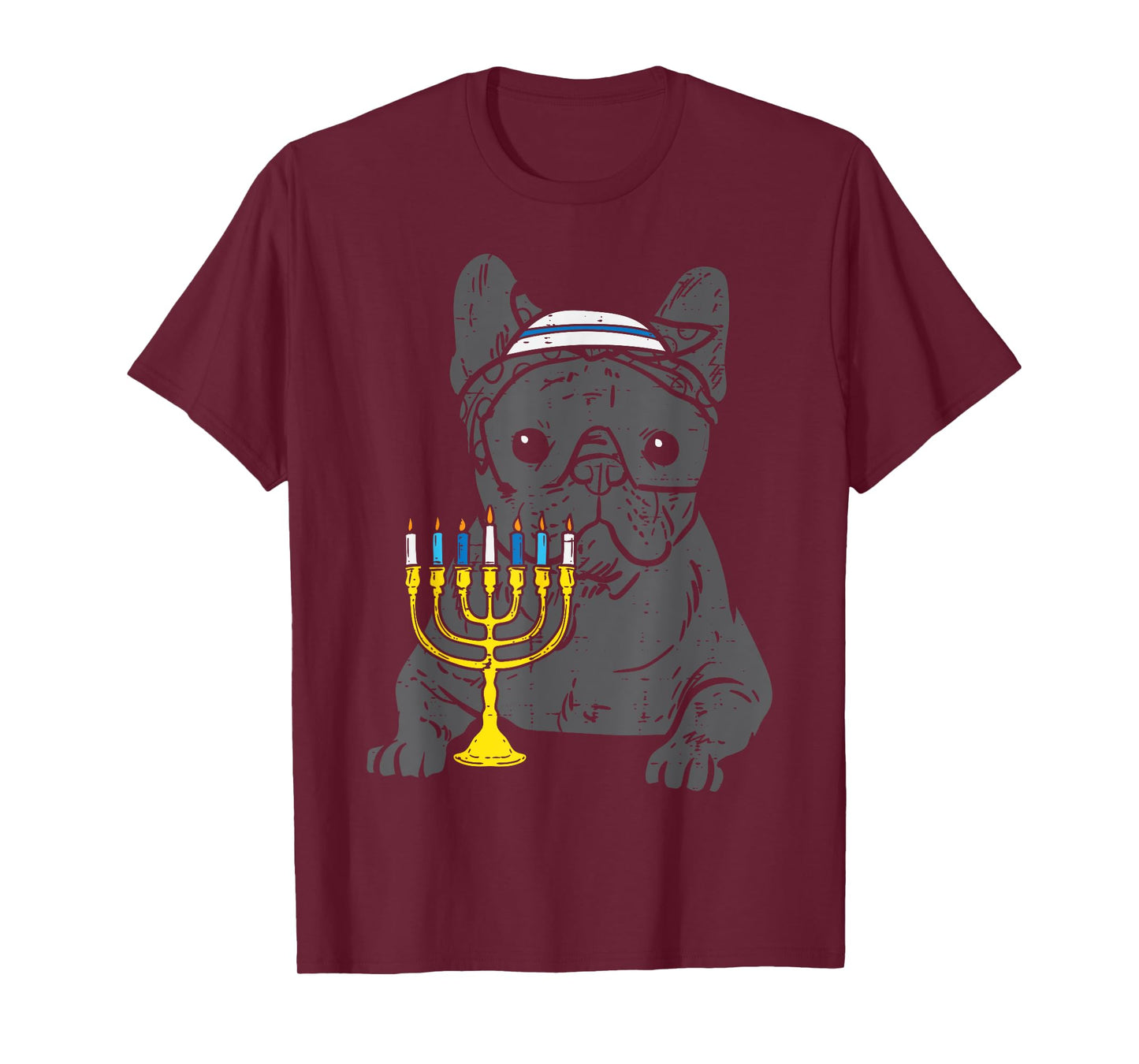 Jew French Bulldog Dog Hanukkah Pajamas Chanukah PJs Women T-Shirt