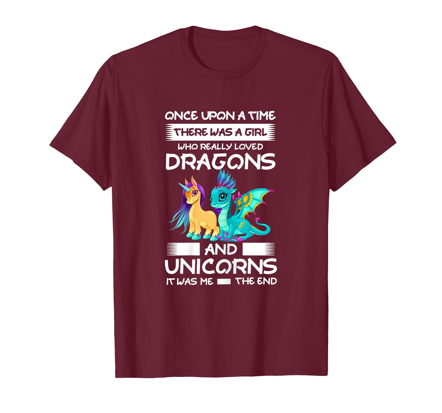 Girl Who Loved Dragons and Unicorns Unicorns T-Shirt