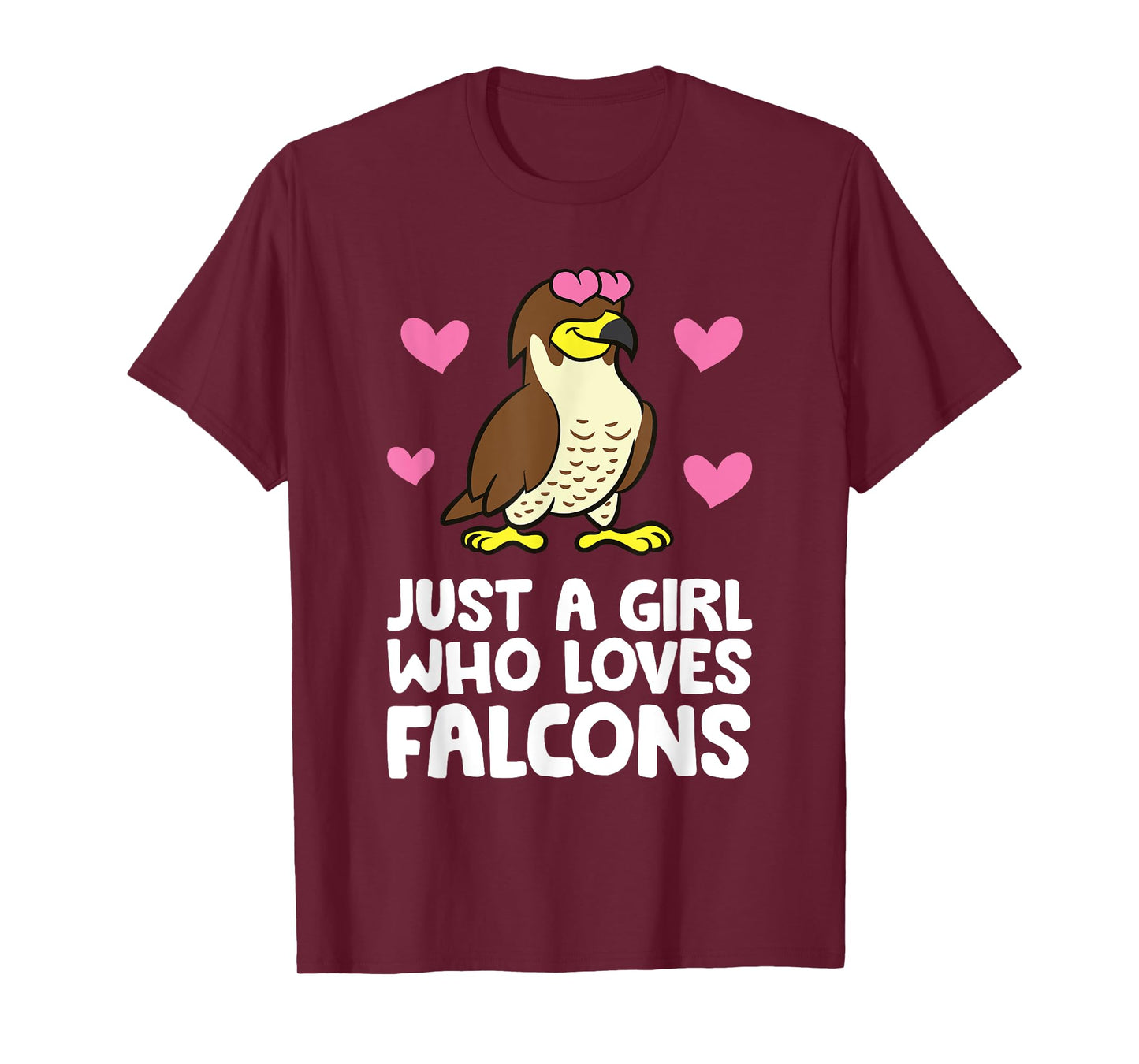 Just A Girl Who Loves Falcons T-Shirt