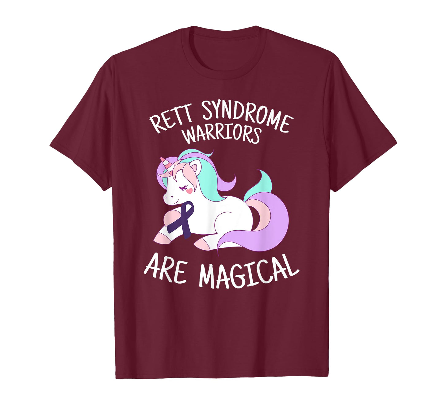 Unicorn Rett Syndrome Awareness Gift, Rett Syndrome Warrior T-Shirt