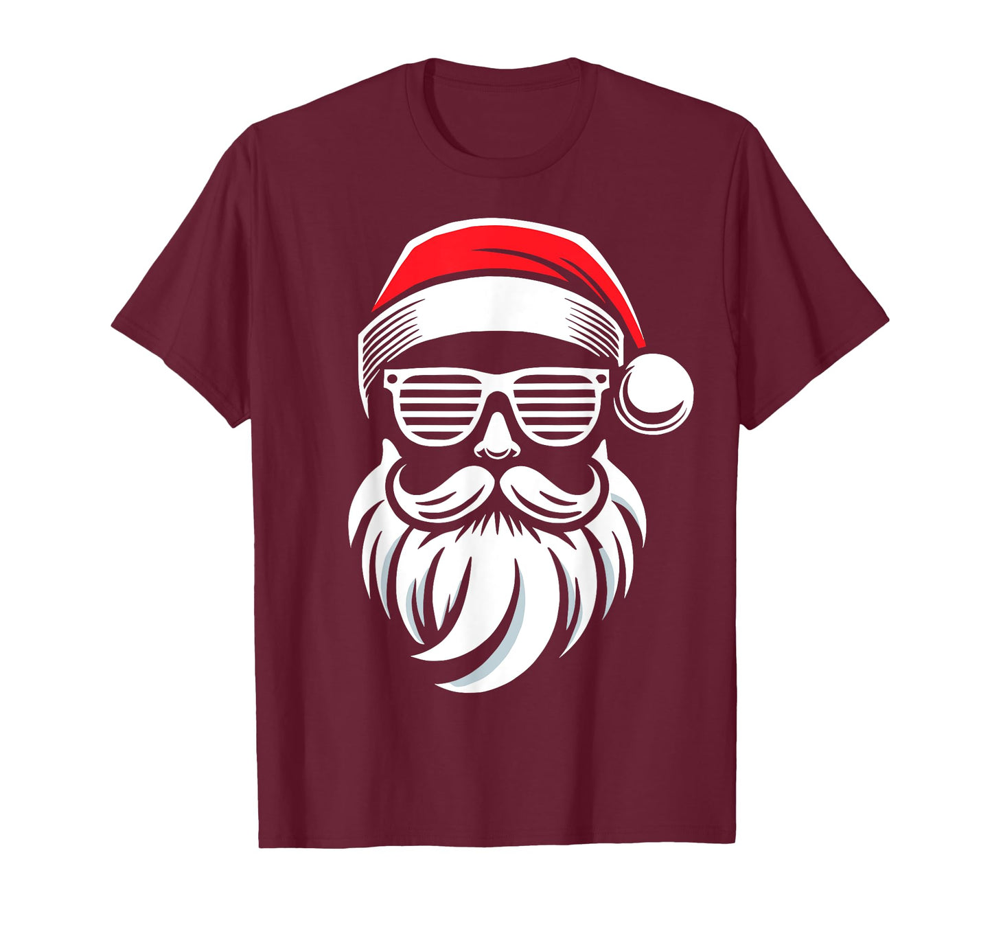 Santa claus with sunglasses and beard for christmas family T-Shirt