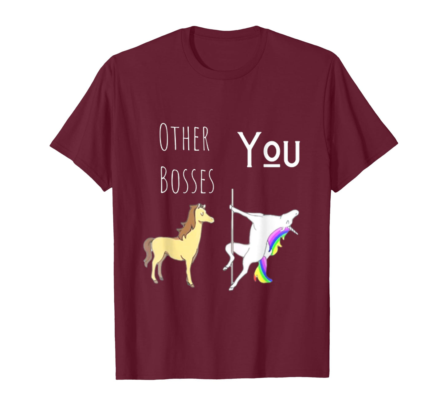 Funny Boss Gifts for Women Fun Unicorn T-Shirt