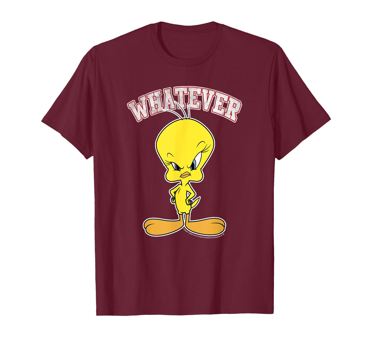 Looney Tunes Tweety Whatever Mad Face T-Shirt