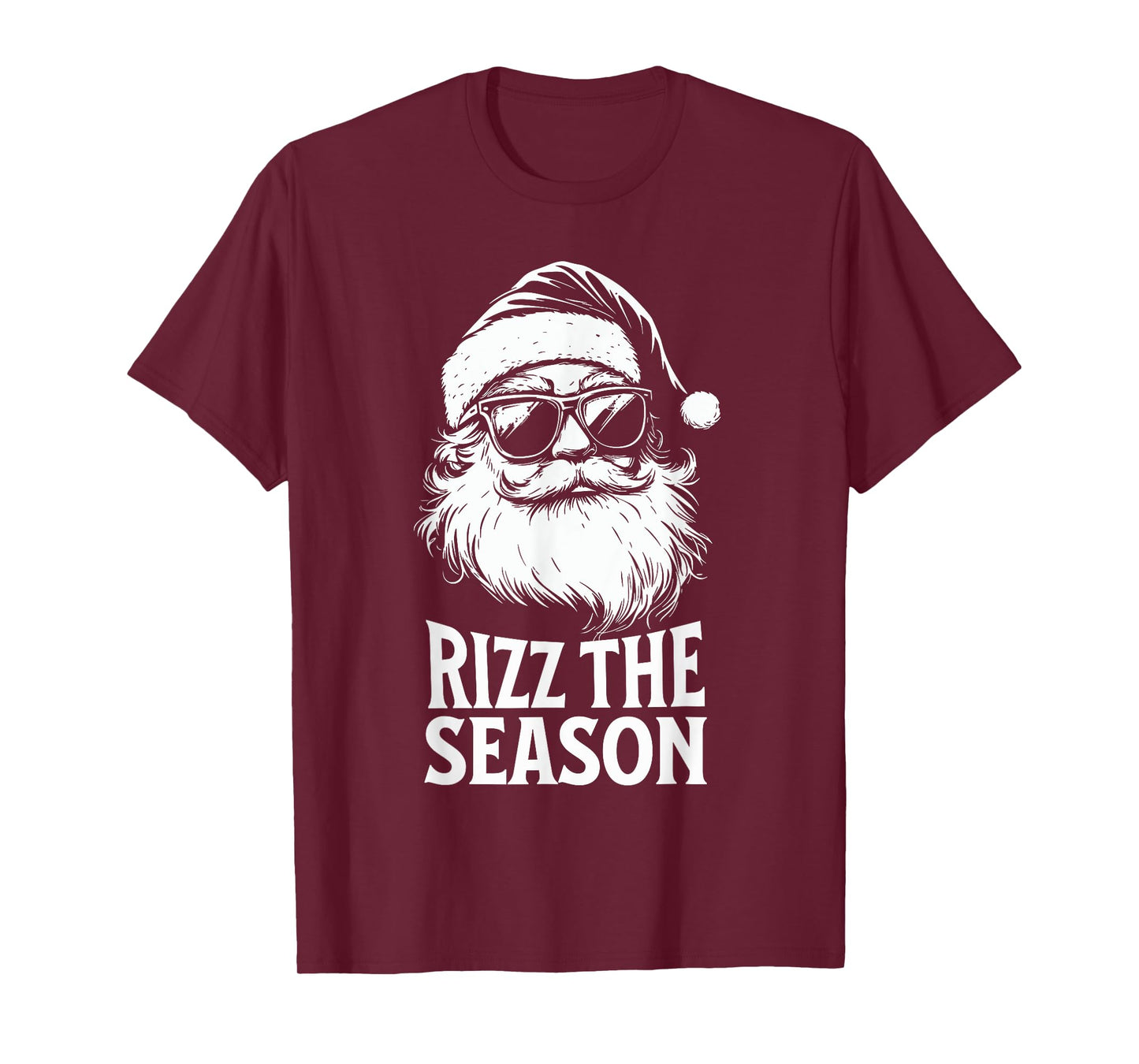 Rizz The Season Teens Kids School Christmas Santa Claus T-Shirt