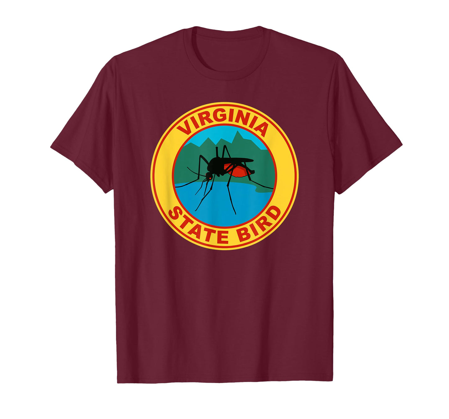 Funny Virginia Mosquito State Bird T-Shirt