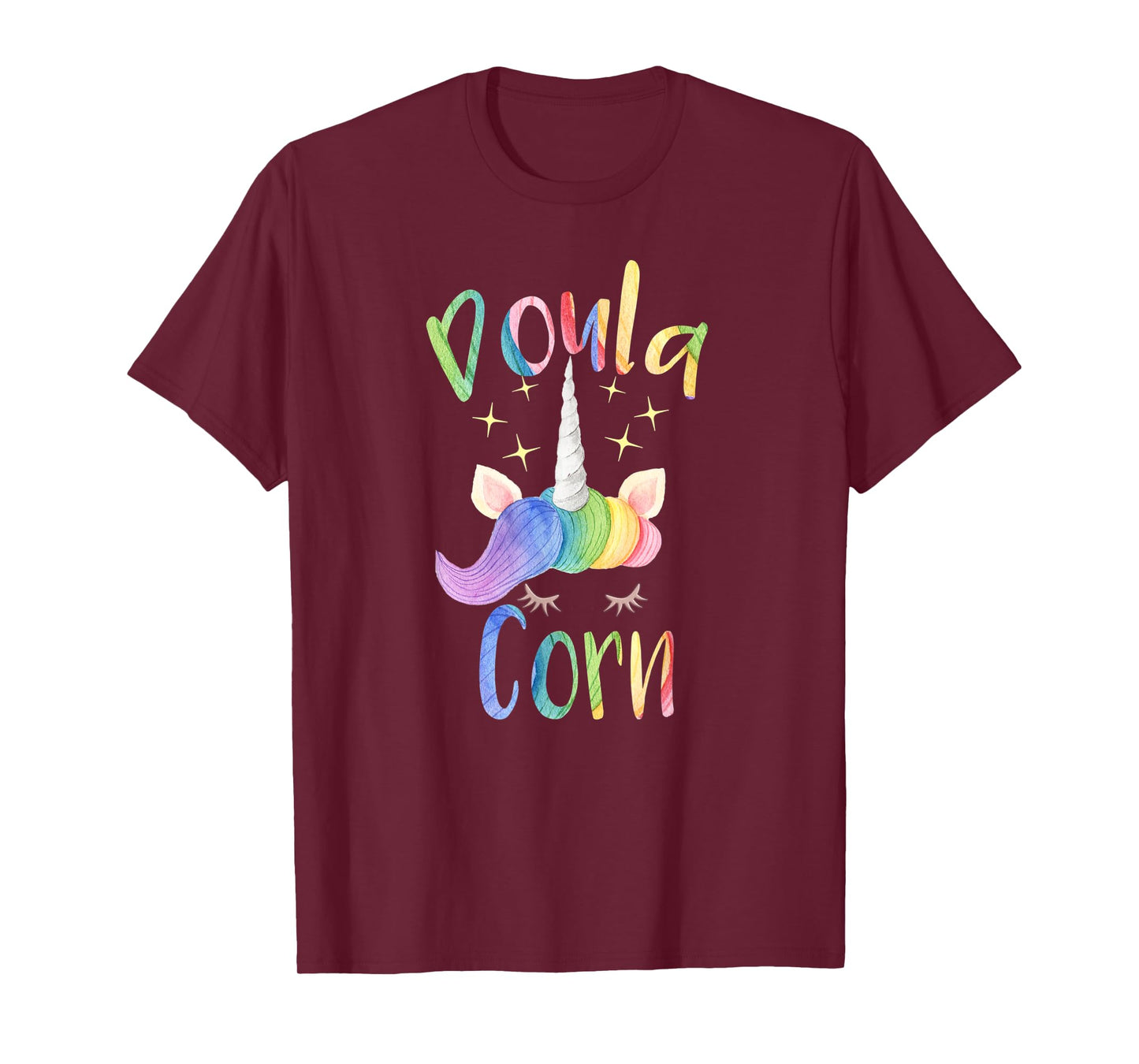 Doula Corn Unicorn Funny T-Shirt