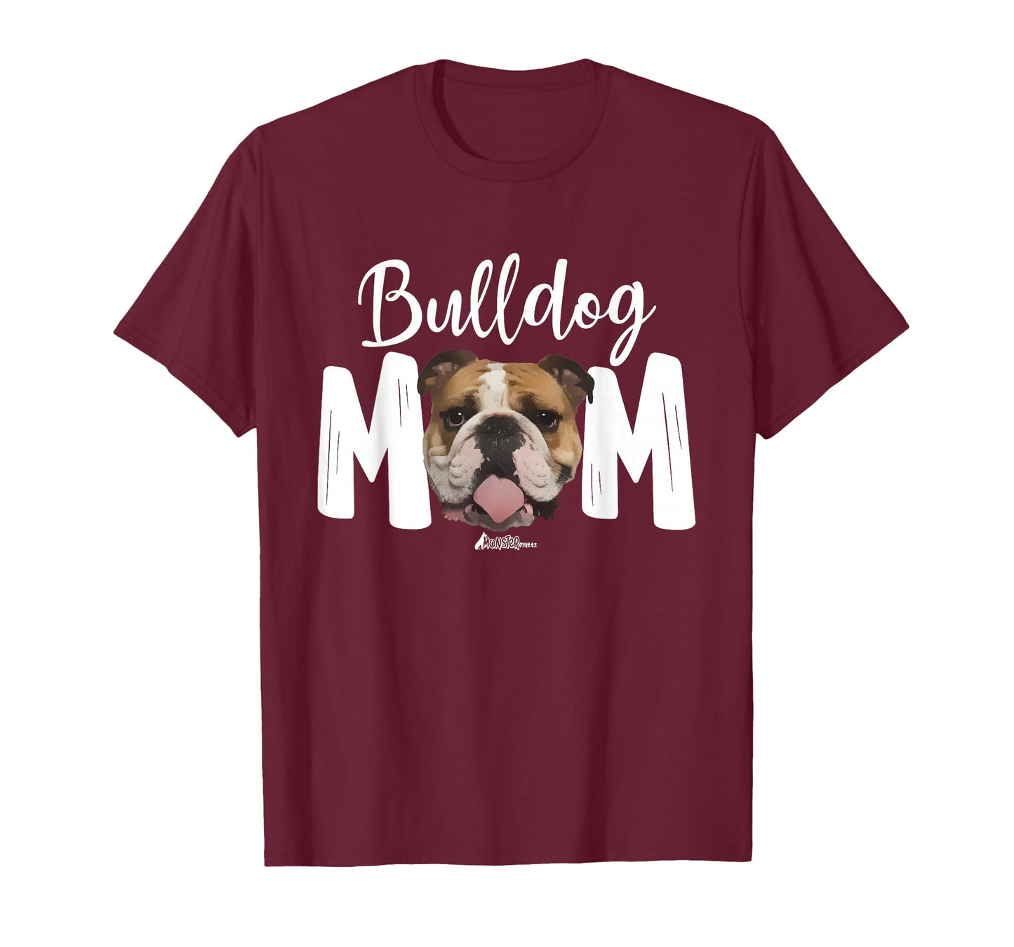 Cute English Bulldog Mom Top Funny Dog Walking For Women T-Shirt