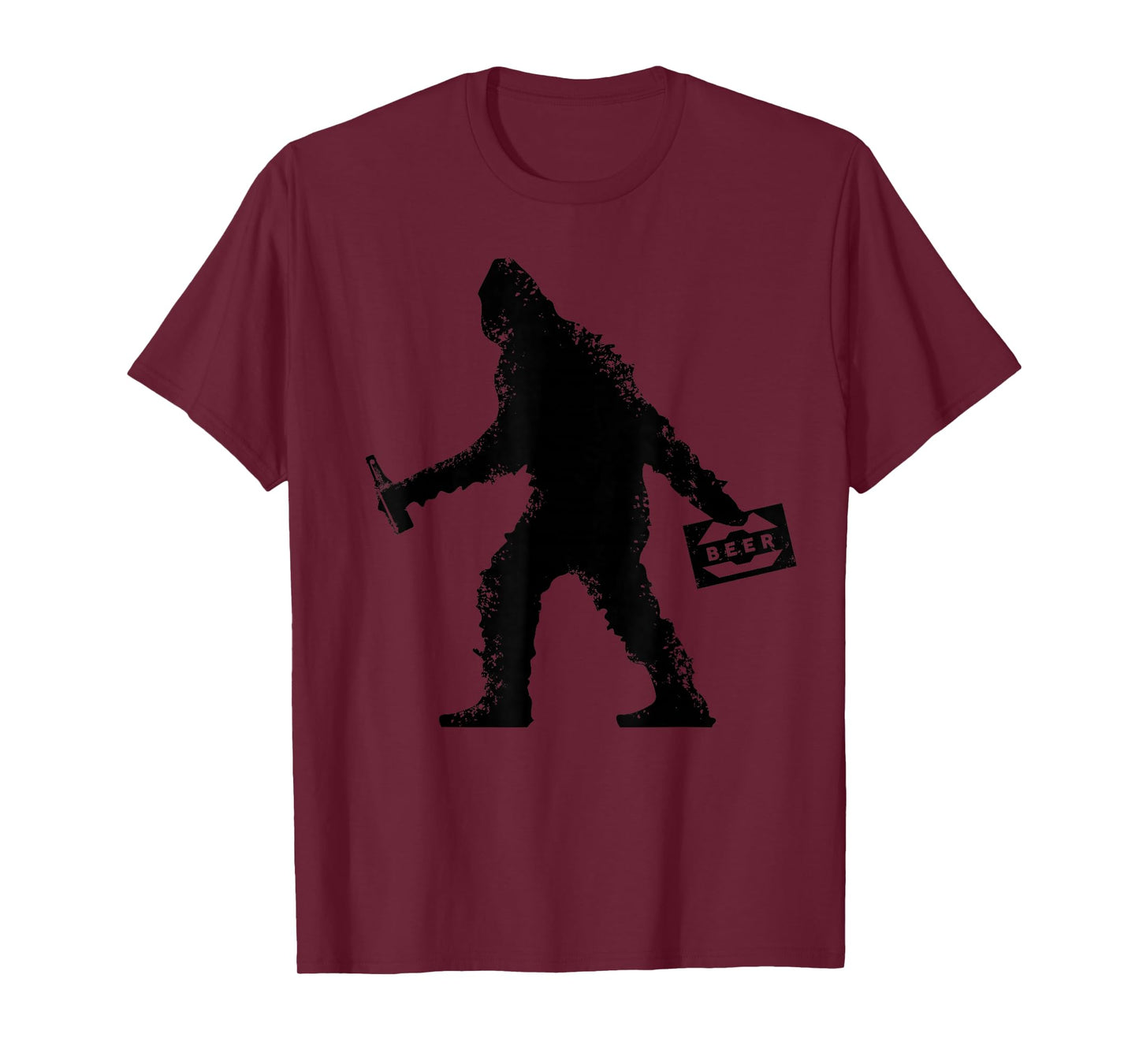 Funny Bigfoot Beer Design: Drinking With Sasquatch T-Shirt