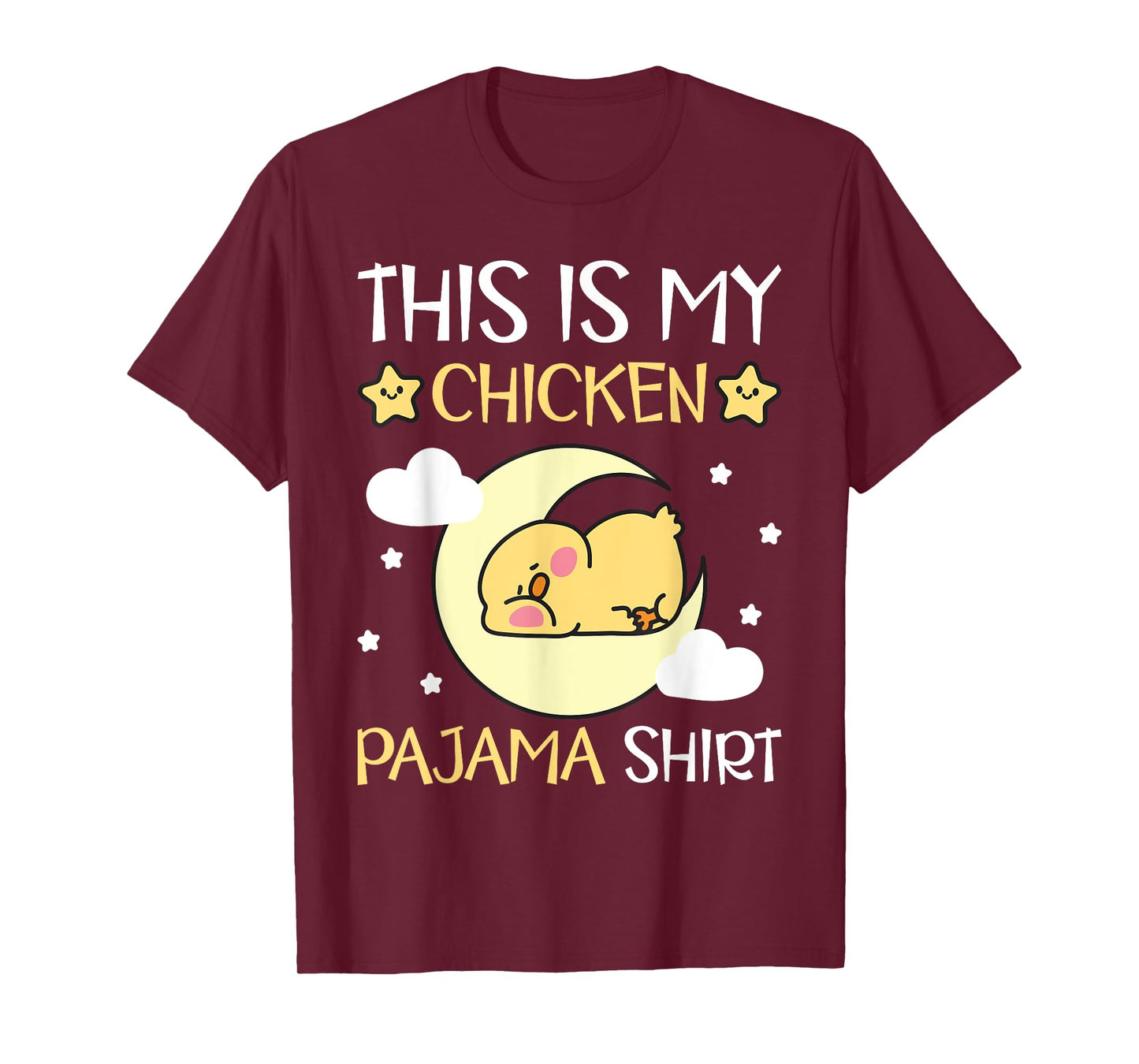 Cute PJ Teen Boys Girls PJs Funny This Is My Chicken Pajama T-Shirt