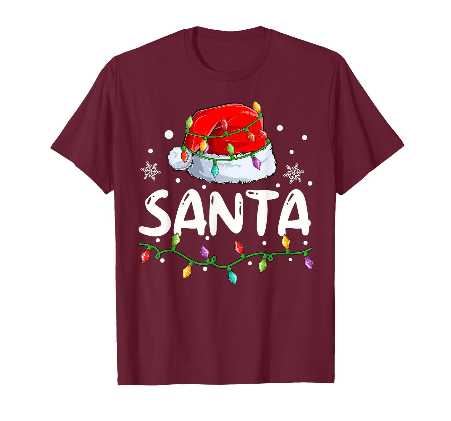 Im So Good Santa Come Twice Christmas Lights Santa Couples T-Shirt