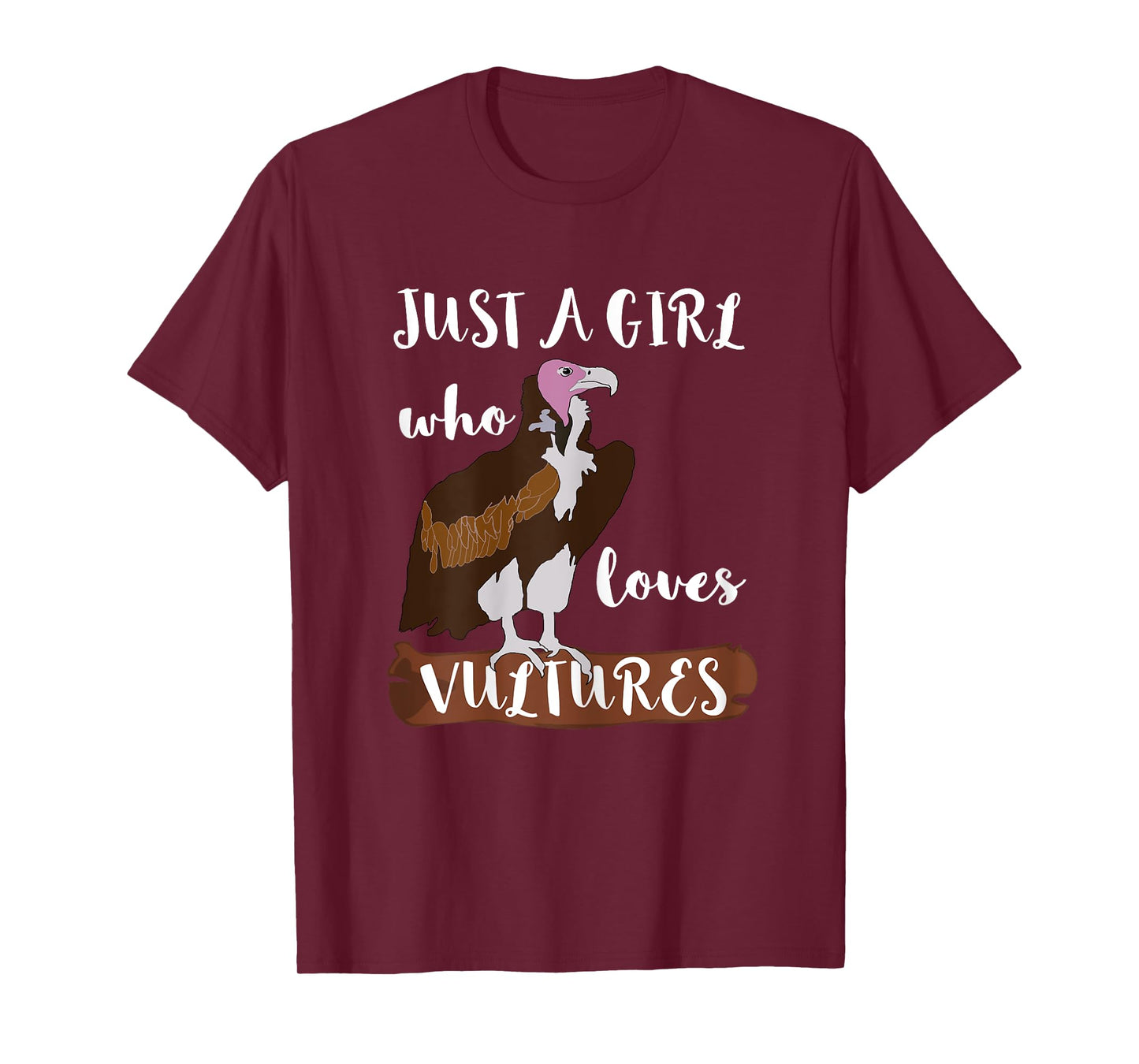 Just A Girl Who Loves Vultures Carrion Scavenger Bird TShirt T-Shirt
