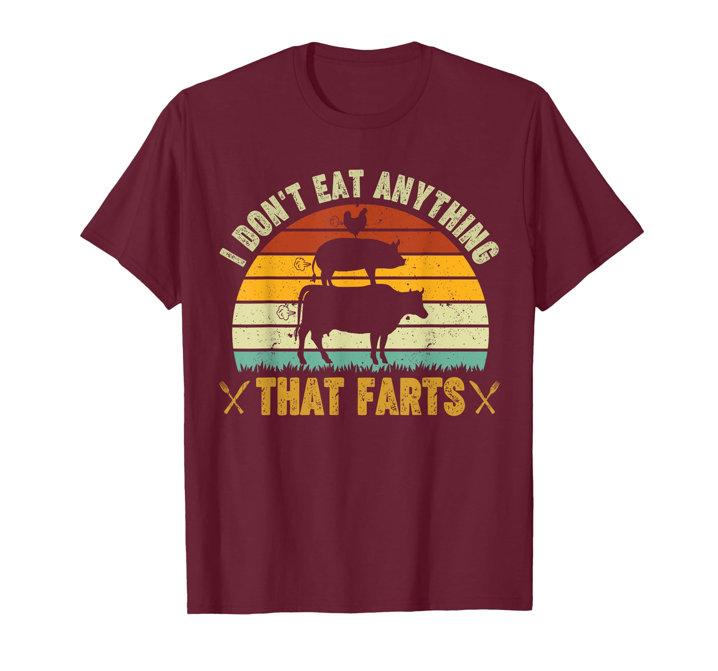 I don't eat anything that farts World Vegetarian Day T-Shirt