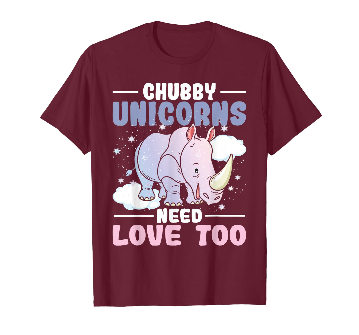 Chubby Unicorns Need Love Too - Zookeeper Rhino Rhinoceros T-Shirt