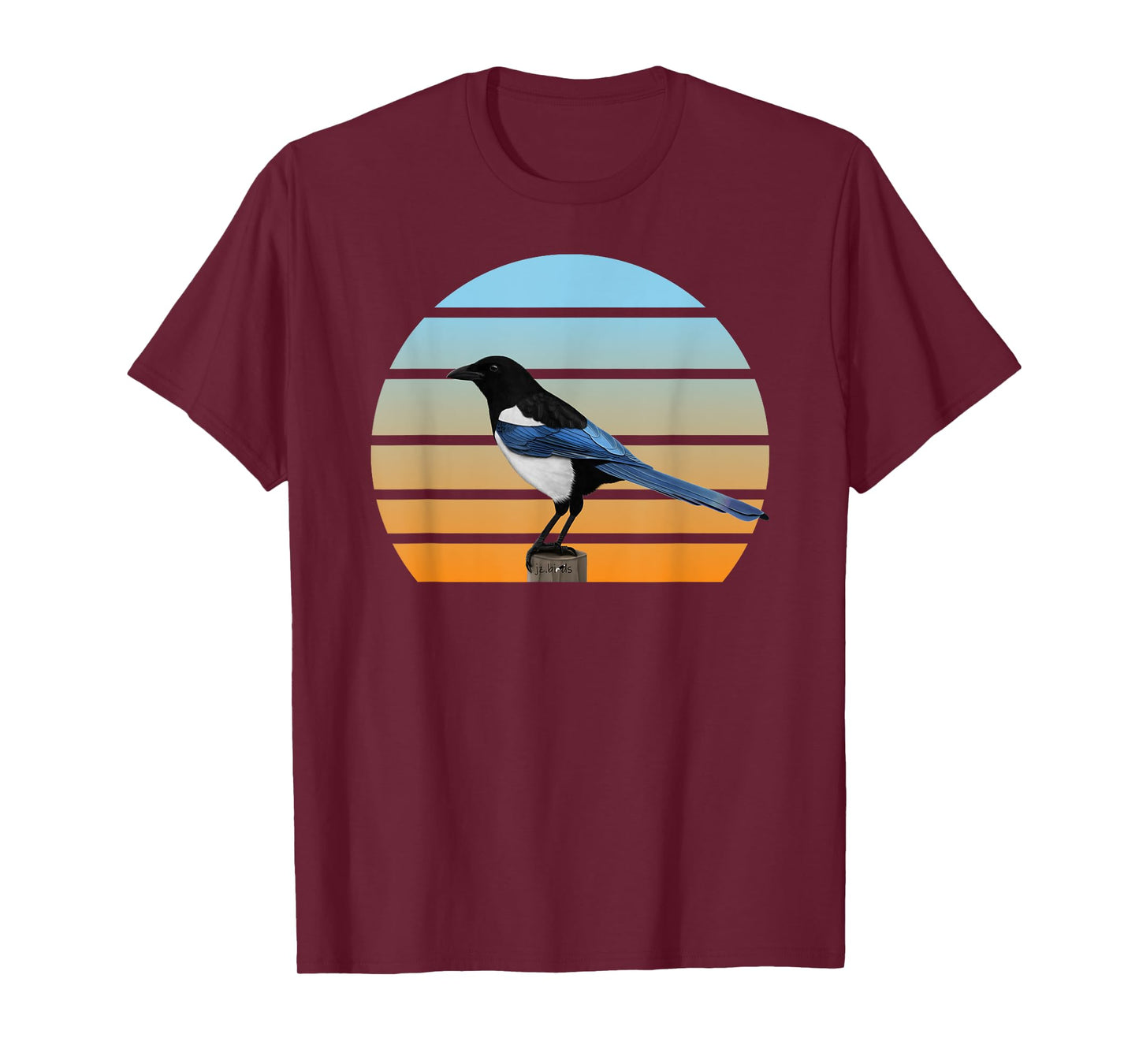 Magpie Bird Birdlover Birdwatcher Animal Biologist Birder T-Shirt