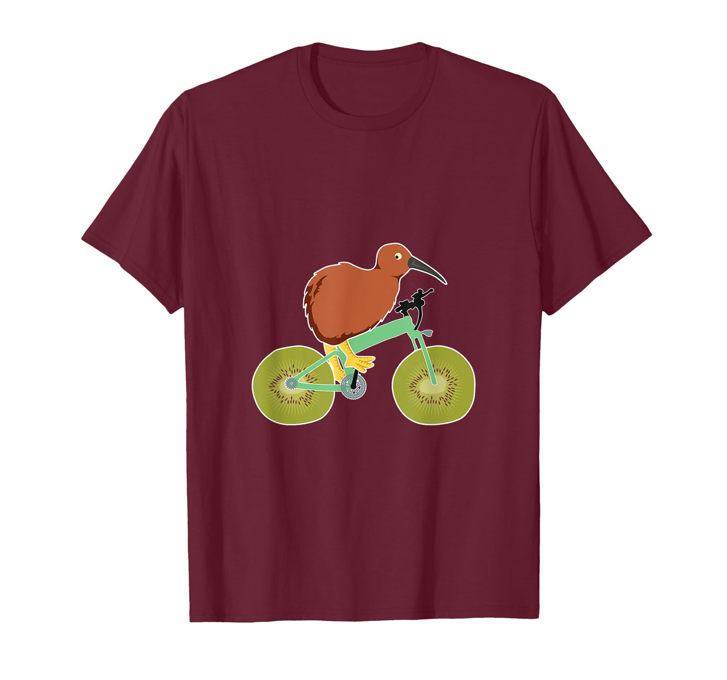 Funny Kiwi Grafik New Zealand Fruit and Bird T-Shirt